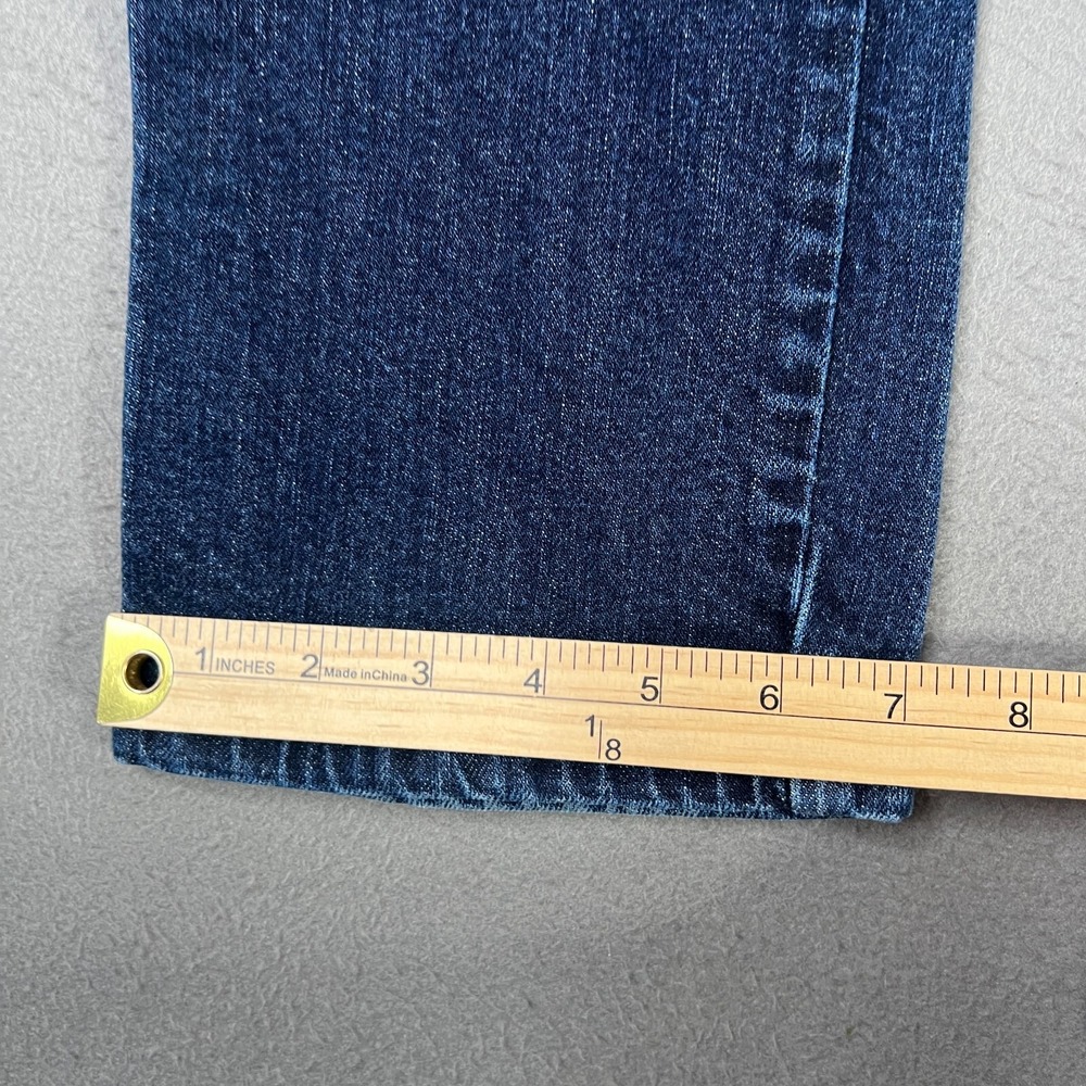 Lauren Jeans Ralph Lauren Womens Blue 8 (30x29.5) Slim Denim Wash Zip Pockets - Picture 7 of 11